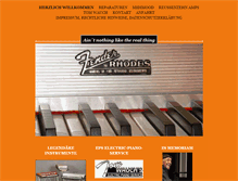 Tablet Screenshot of electric-piano-service.de